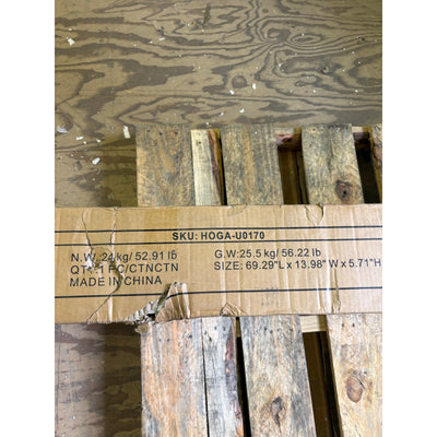 Tribesigns Large Comuter Desk, Conference Table, Rectangular Meeting Table Brown