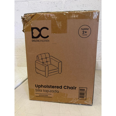 Delta Children: Chelsea Kids Upholstered Chair with Cup Holder & Storage Pocket