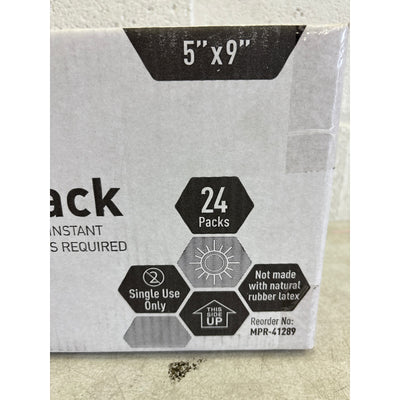 24-Pack MED PRIDE Instant Hot Packs Disposable, Pain Relief, Instantly, 5"x9"