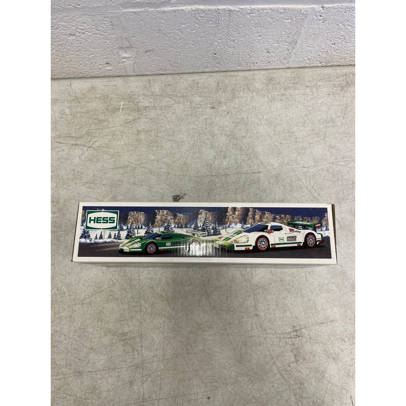 2009 Hess Toy Truck Race Car and Racer with Lights & Sound New In Box