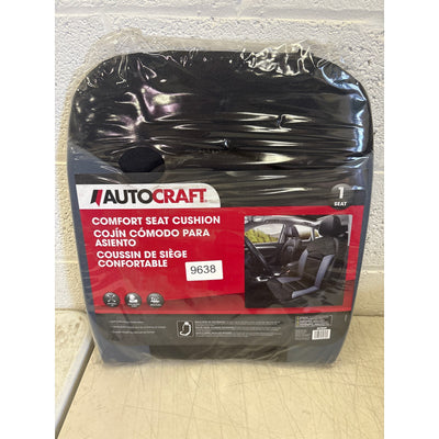 1-Pack AutoCraft Car/SUV/Truck Seat Cushion Black/Grey Universal Breathable