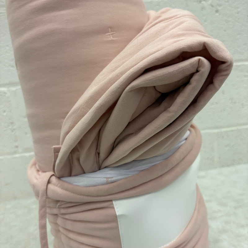 Mainstays Queen Comforter 2 Pillow Shams Plain Design Tiny X&