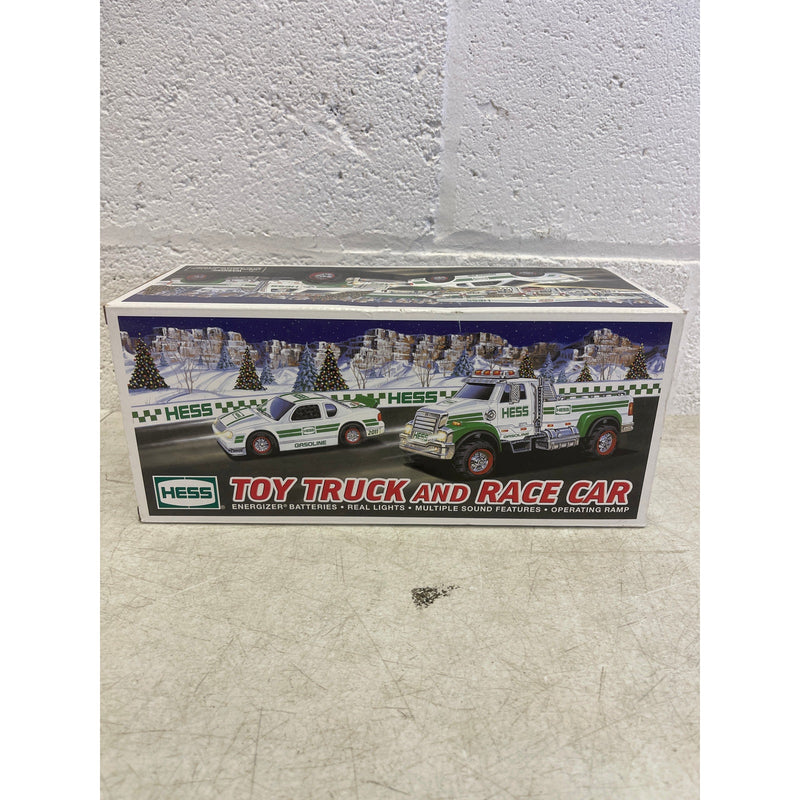 2011 HESS TOY TRUCK & RACE CAR BRAND NEW IN ORIGINAL BOX - Collectable