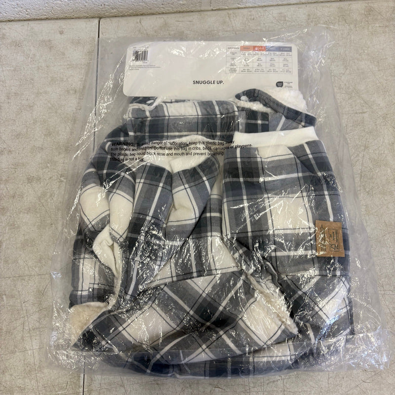 Koolaburra by UGG Pet Alfie Pajama w Hood Dog 20-21" Collar Gray Plaid, X-Large