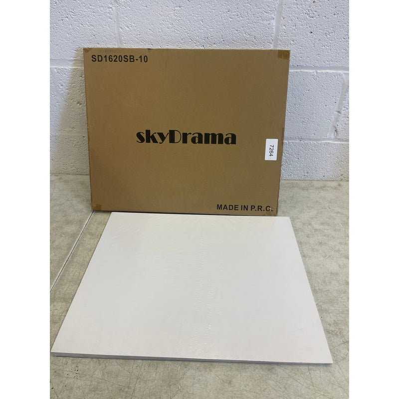 5-PACKS-of-10 SkyDrama Uncut Acid-Free Picture Mat Boards - 16x20 - White