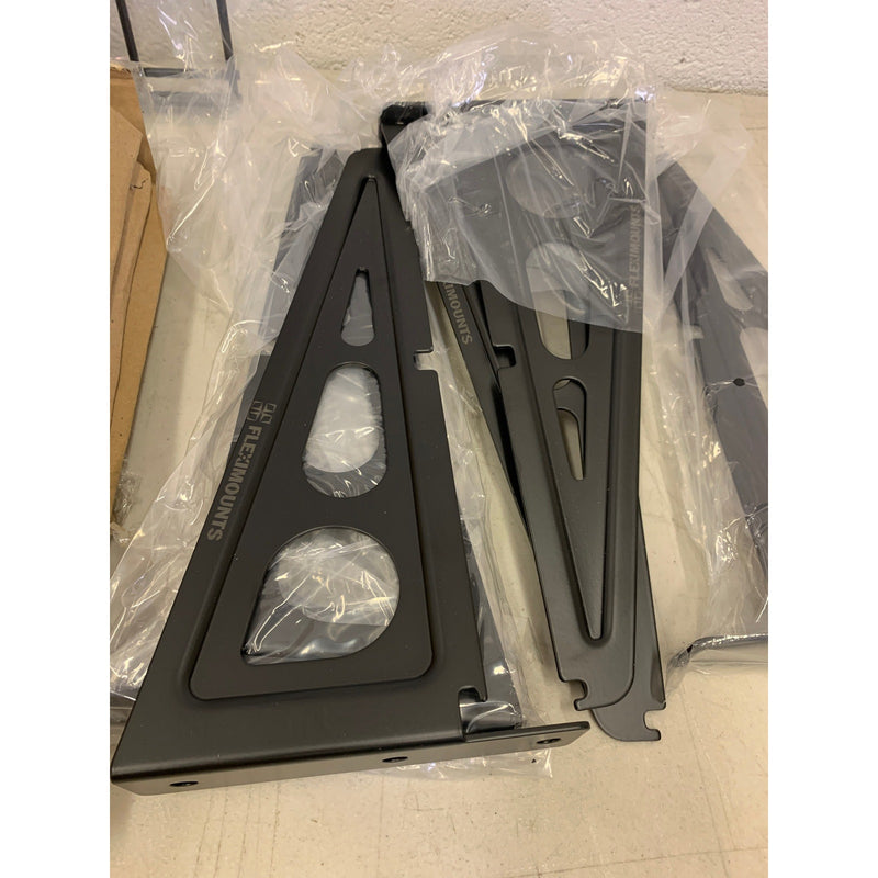 2-PACK FLEXIMOUNTS Wall Shelf Storage Rack 1ft x 6ft SEE DETAILS
