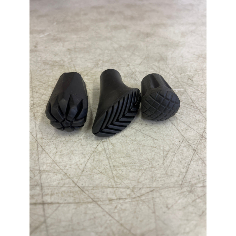 Namkabaw 12-Piece MIXED Walking Stick Tips 11mm Rubber Trekking Pole Replacement