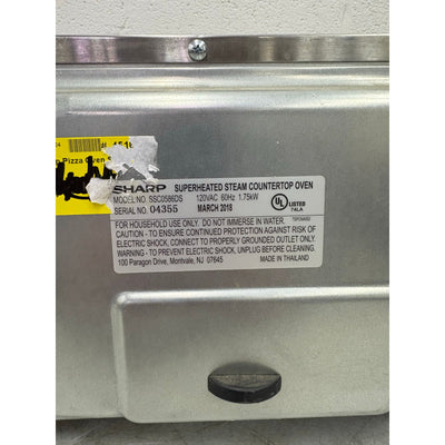 Sharp - Superheated Steam Countertop Oven - W/ Broiling Pan and Crisper Tray