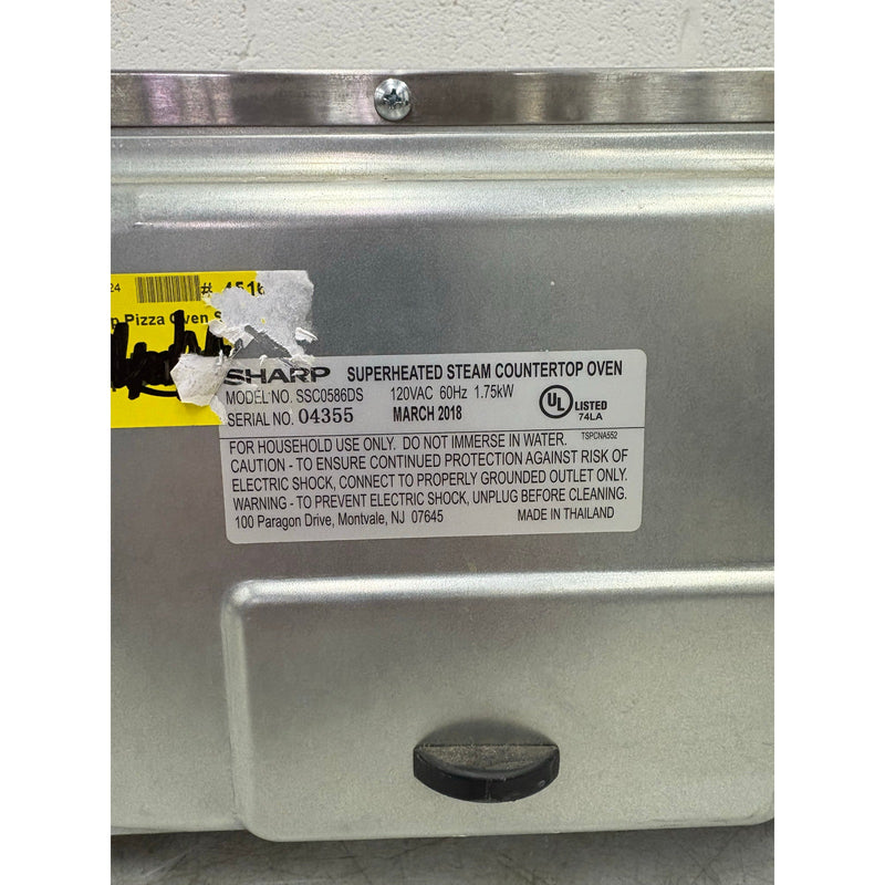 Sharp - Superheated Steam Countertop Oven - W/ Broiling Pan and Crisper Tray