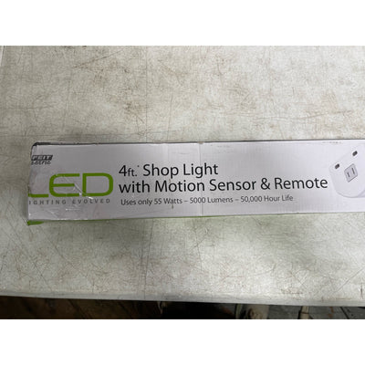Feit Electric LED Shop Light 4' 55 w 4,000K  Cool White Motion Sensor, NO Remote