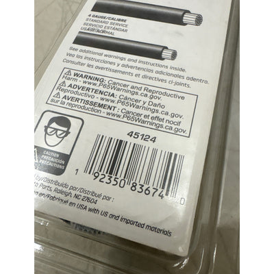 DieHard Battery Cable Top Post 26" Long 4 Gauge Positive/Negative Terminal 45124