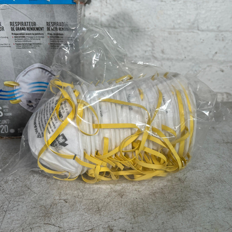 16-Pack 3M 8110S Sanding Paint Surface Prep Disposable Respirator, Size Small