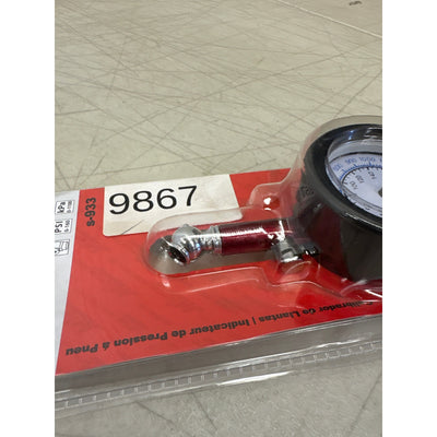 Milton Industries Single Head Chuck Dial Tire Gauge, Tire Pressure, 0-160 PSI