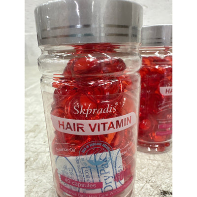 Lot Of 2- Skpradis Hair Vitamin Oil Capsules 40 Capsules Each - SEALED