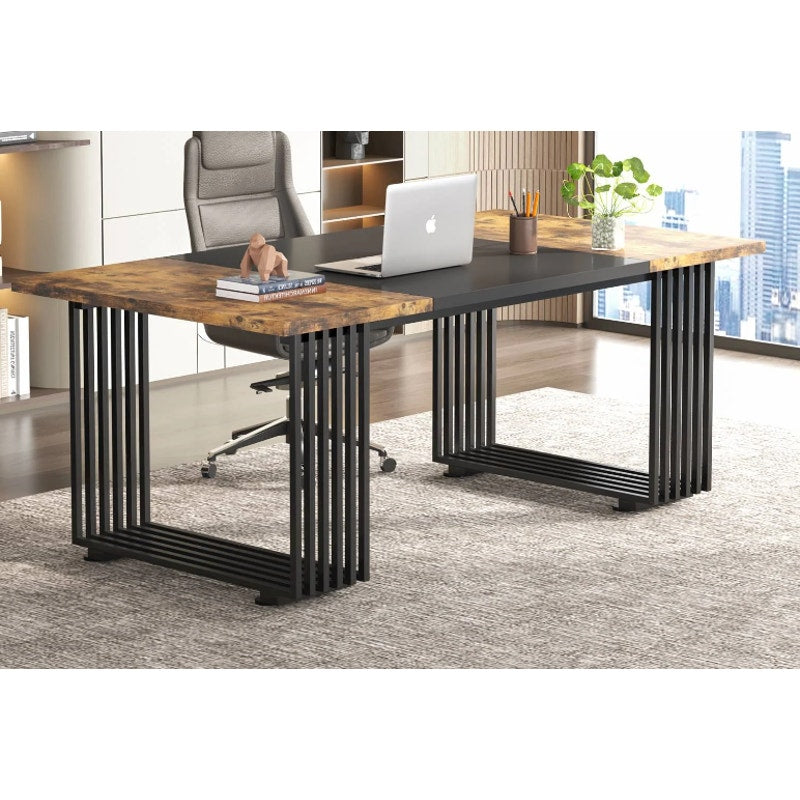 Tribesigns 70.9" Executive Desk, Modern Office Computer Desk Conference Table