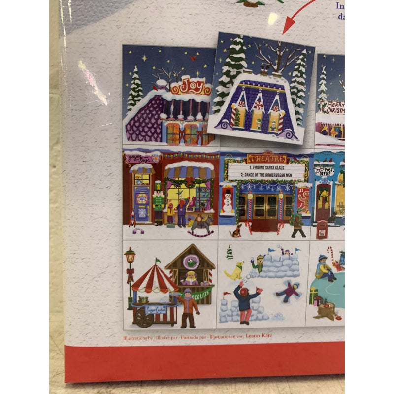 EuroGraphics Puzzles Christmas Town Fair 50pc Puzzle Advent Calendar