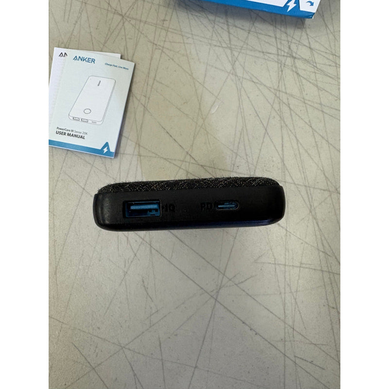 Anker PowerCore III Sense 20K USB-C Portable Battery Charger - Black