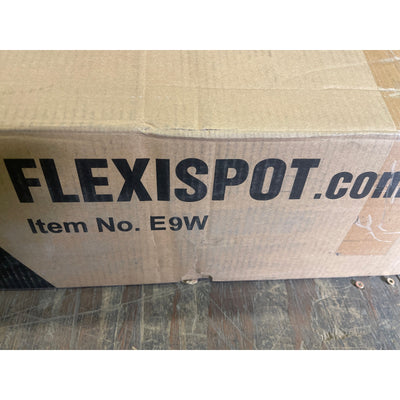 FlexiSpot Standing Desk 48" x 24" Electric 6 Button, White, E9W SEE DETAILS