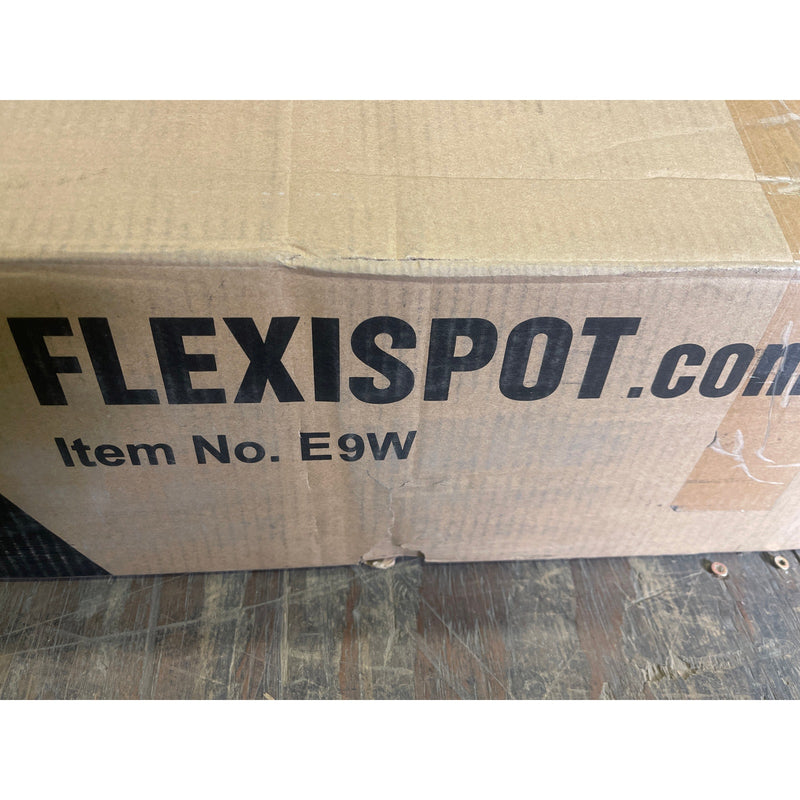 FlexiSpot Standing Desk 48" x 24" Electric 6 Button, White, E9W SEE DETAILS