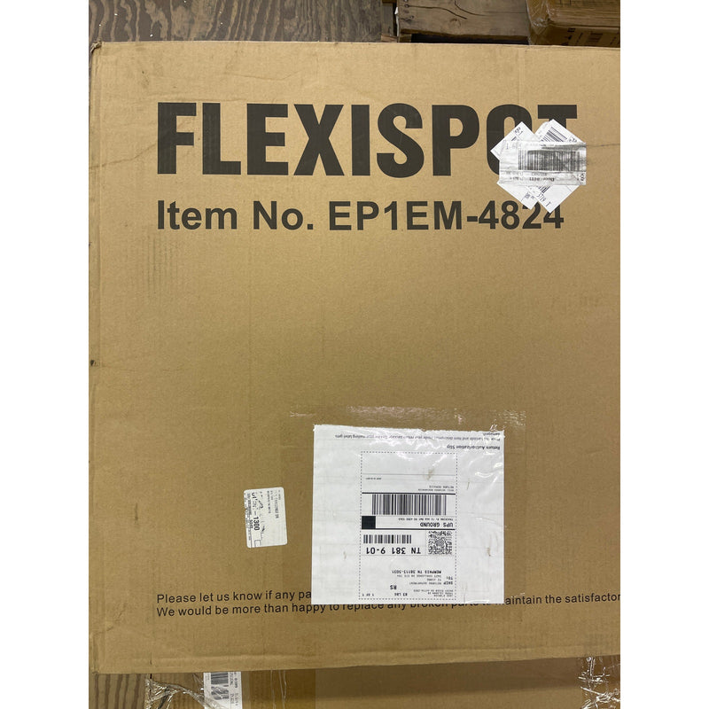 FLEXISPOT Standing Desk Electric Sit- Stand 24"D x 48"W x 28"H Maple EP1EM-4824