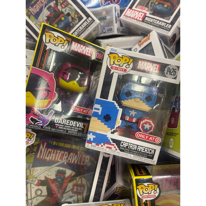 Pallet-of-400 FUNKO POPS, BIG & SMALL, Star Wars, Marvel, WWE, Justice League, Avengers - POP!