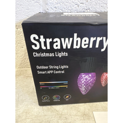 Brightown 66Ft C9 LED Christmas Lights Outdoor, 100LED RGB Christmas Tree Lights