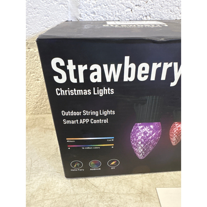 Brightown 66Ft C9 LED Christmas Lights Outdoor, 100LED RGB Christmas Tree Lights