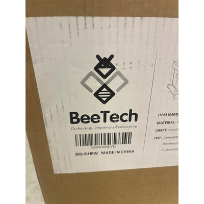 BeeTech  8 Frame Bee Hives Boxes Starter Kit Beekeeping Supplies Tools Bee Hat