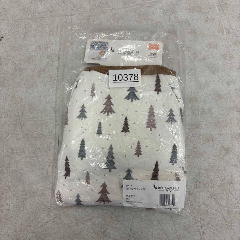 Koolaburra UGG Pet Jayla Pajama Shirt for Dog 15-16" Collar, Tree Design, Medium