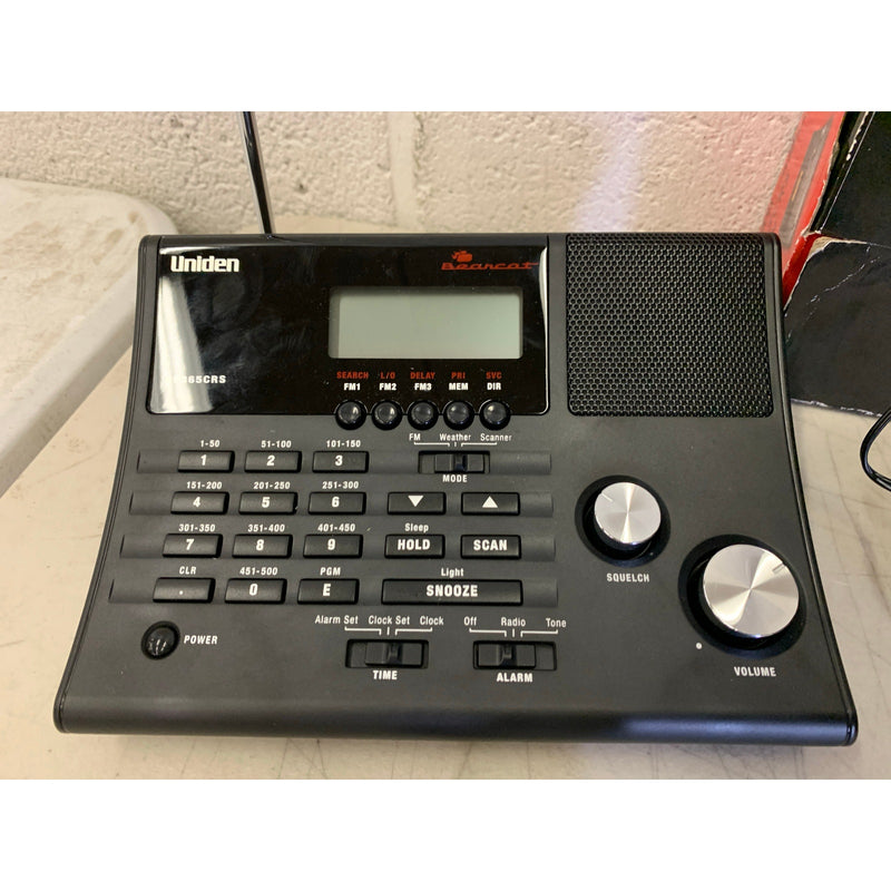 Uniden Bearcat Radio Scanners Black BC365CRS Avec Radio FM , Alarm Weather Alert