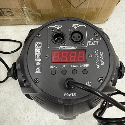 2-PACK 200W COB LED Stage Lights Warm & Cool White Stage Spotlights Concert