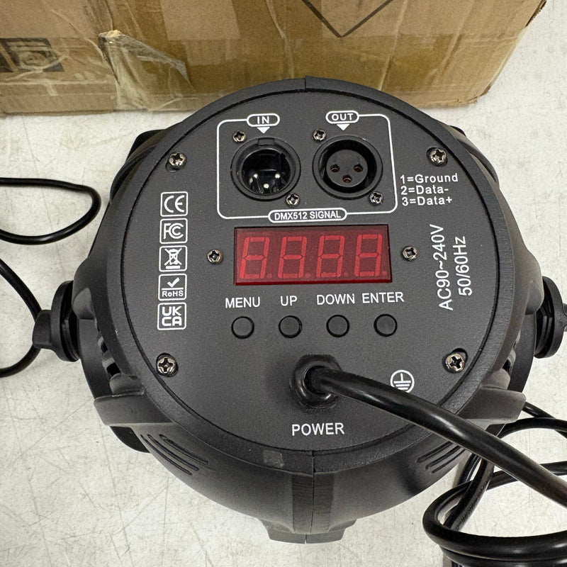 2-PACK 200W COB LED Stage Lights Warm & Cool White Stage Spotlights Concert