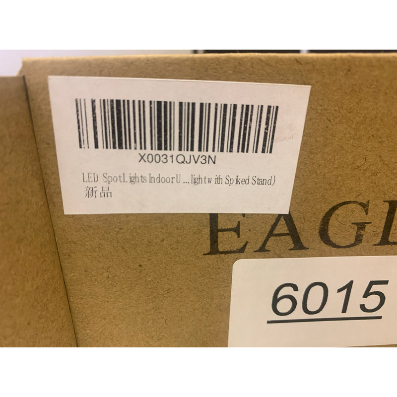 20-Pk LED Spot Lights Indoor & Outdoor, Corded Electric w Switch, 110V 6 FT Cord