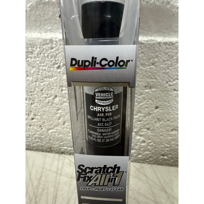 Duplicolor All-in-1 Touch Up Paint Pen, Brilliant Black Pearl CHRYSLER PXR, AXR