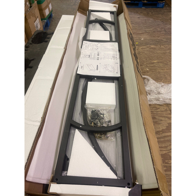 Tribesigns 2-Tier Console Table 70.8" Sofa Table Hallway Table, Open Shelf, Gray