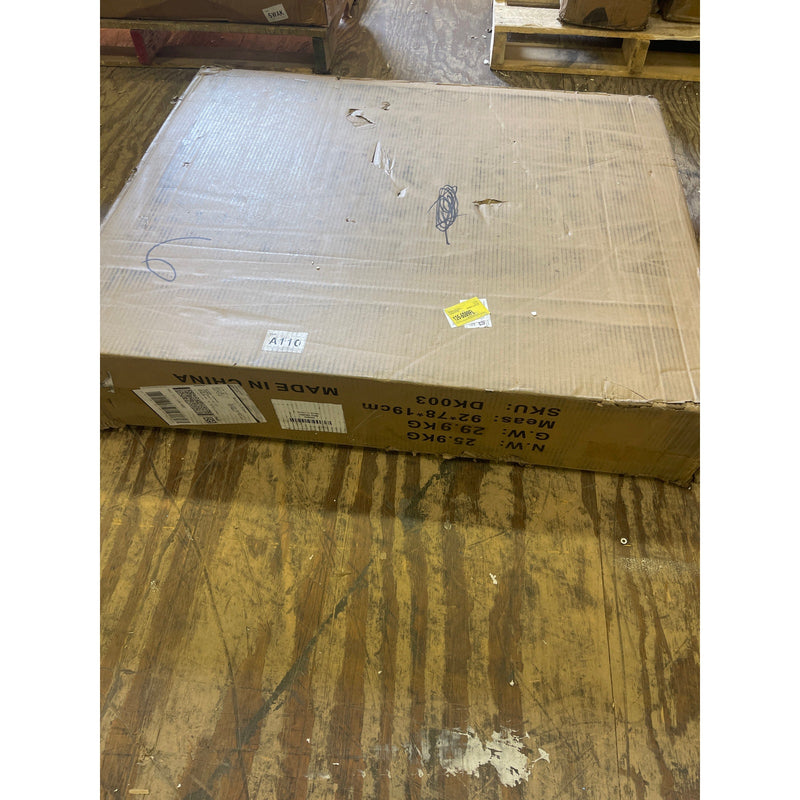 Tribesigns 70.9" Executive Desk Office Computer Desk Conference Table White/Gold