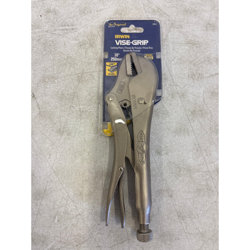 Irwin 10" Straight Jaw Locking Pliers High Grade Alloy Steel, Hand Tools - 102L3