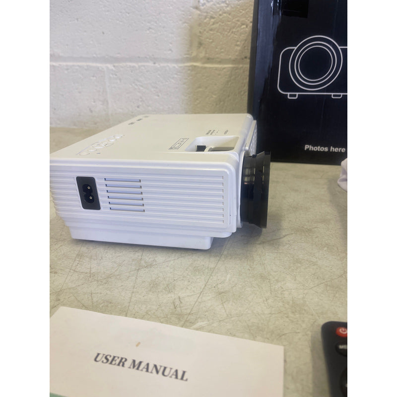 DR.J Professional Mini Projector with Screen Bluetooth 5.2 8000L HD 1080P Large