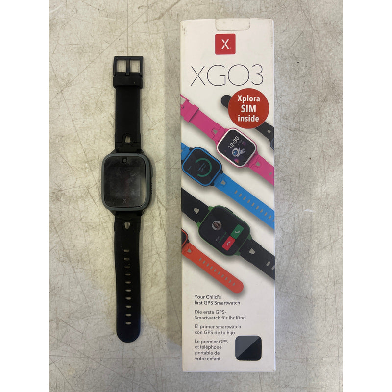 Xplora XGO3 Kids Smart Watch Cell Phone GPS Tracker - Black with SIM Card