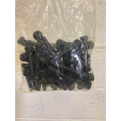 Pack-of-50 Xtra Seal 2" Rubber Snap-In Tubeless Tire Valves, Black  17-418-50