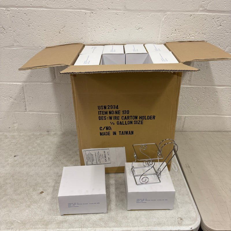 PACK-OF-24  1/2 Gallon Milk Carton Holder Easy Grip Holder Makes Pouring Easy