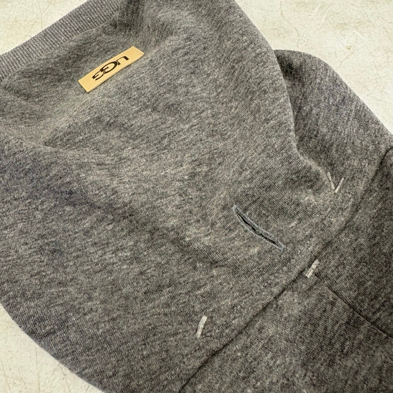 UGG Cody Small Soft Pet Hoodie, Dog Clothes - 9-11" Collar - Gray