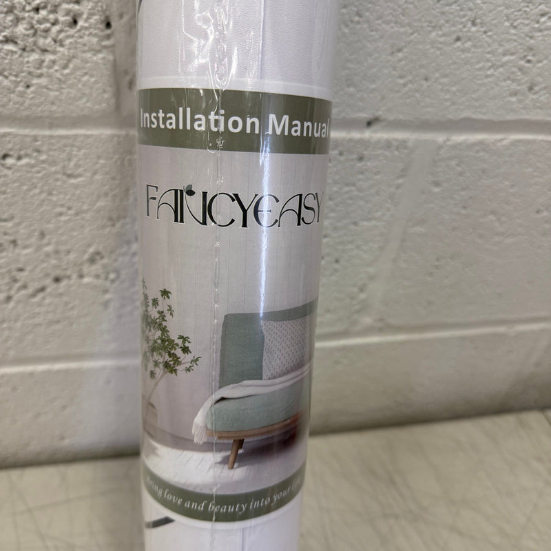 Black & White Curved Geometric Peel and Stick Wallpaper (24"x472"), Removable