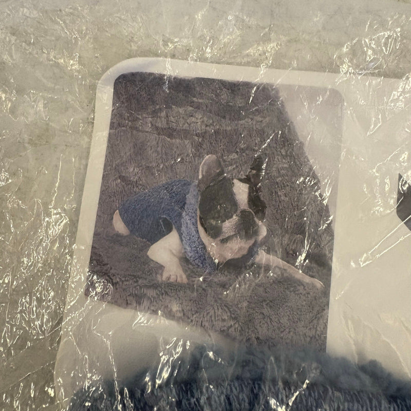 Koolaburra by UGG Pet Flannery Half Zip Dog Vest - 20-21" Collar, Blue - XL