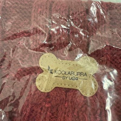 Koolaburra by UGG Pet Oliver Sweater Dog Jacket 17-18" Collar, Red - Large