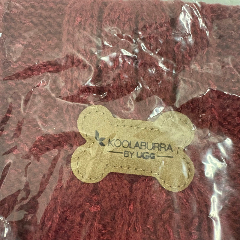Koolaburra by UGG Pet Oliver Sweater Dog Jacket 17-18" Collar, Red - Large
