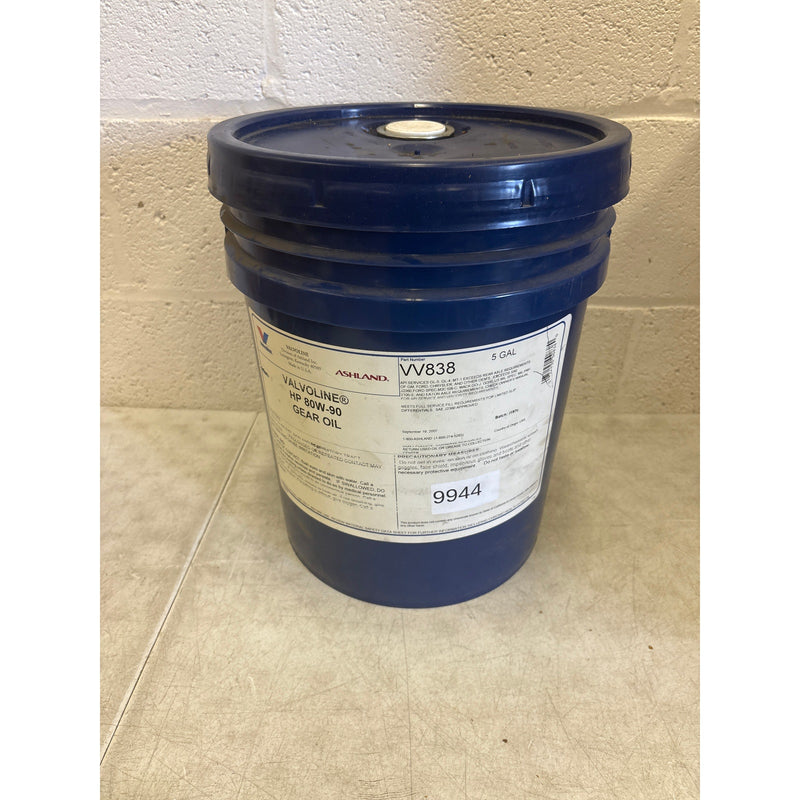 Valvoline High Performance SAE 80W-90 Gear Oil 5 Gallon Pail, Automotive - VV838