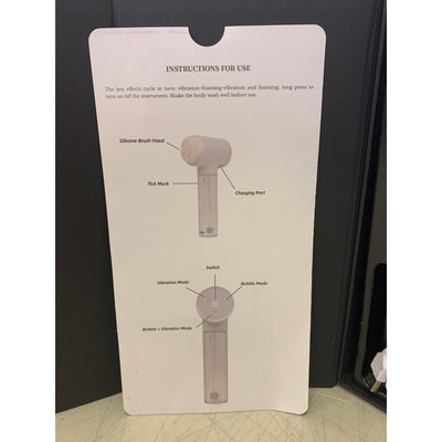 Rechargeable Pet Massage SPA Cleaning Tool Vibrating and Foaming Pet Washer