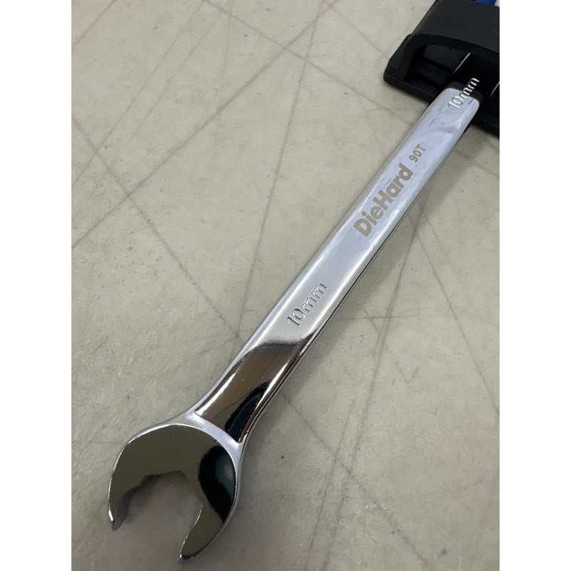 DieHard 10 mm Ratcheting Wrench, 4" Swing Arc 90 Tooth, Hand Tools - DHP55013