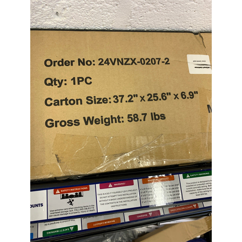 FLEXIMOUNTS Overhead Garage Storage Rack, Adjustable, GR38B 36"D x 96"W x 22"H